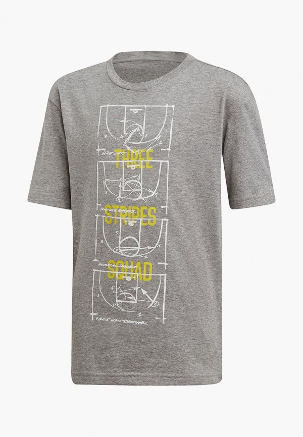 

Футболка adidas, YB ID STA TEE, Серый