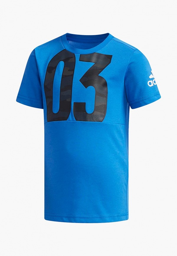 

Футболка спортивная adidas, Синий, LB COTTON TEE