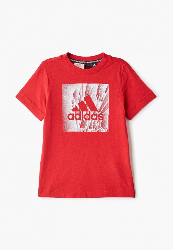 

Футболка adidas, Красный, YB MH BOX TEE