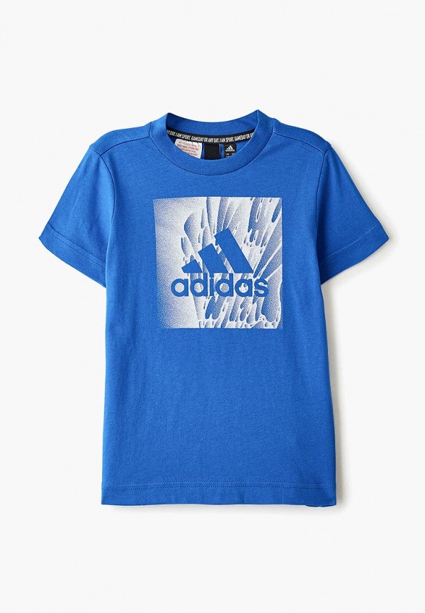 

Футболка adidas, Синий, YB MH BOX TEE