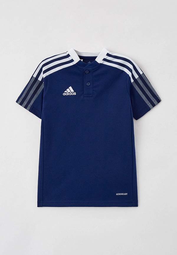 

Поло adidas, Синий, TIRO21 POLO Y