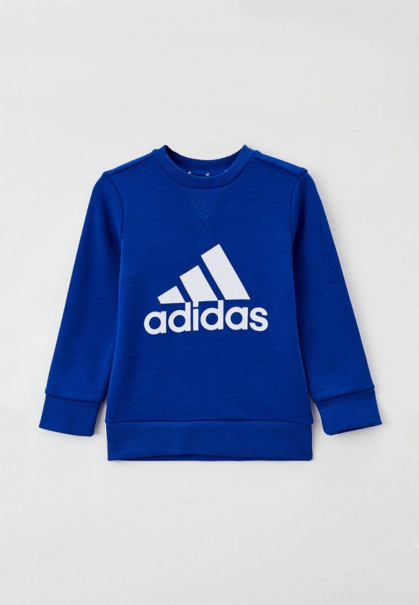 Свитшот adidas синий GN5915 AD002EBLWKC6