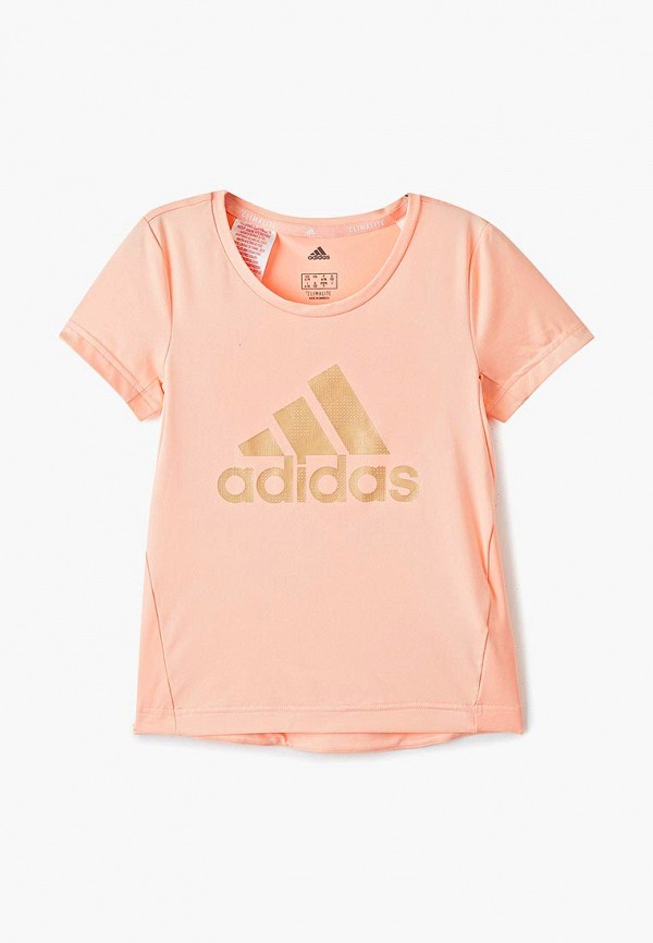 

Футболка спортивная adidas, Розовый, YG TR HLD TEE
