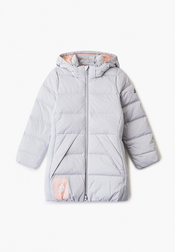 

Пуховик adidas, Серый, YG J LONG DOWN
