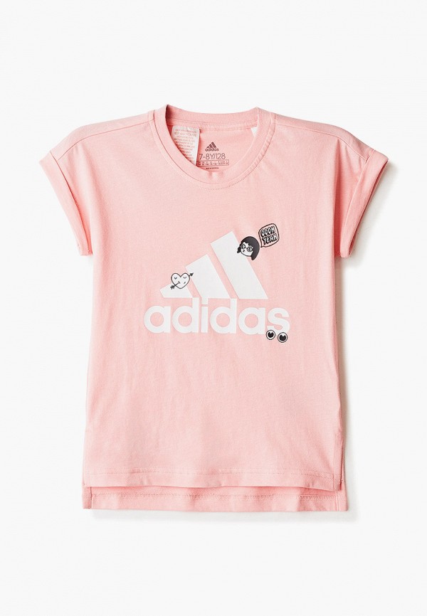 

Футболка adidas, Розовый