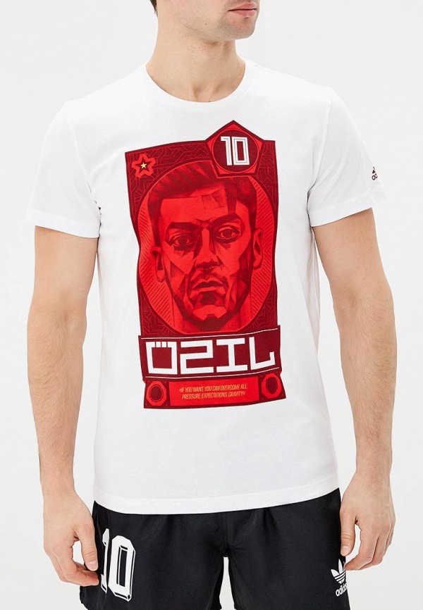 

Футболка adidas, OEZIL GRAPHIC, Белый