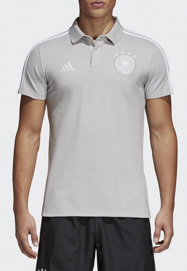 

Поло adidas, Серый