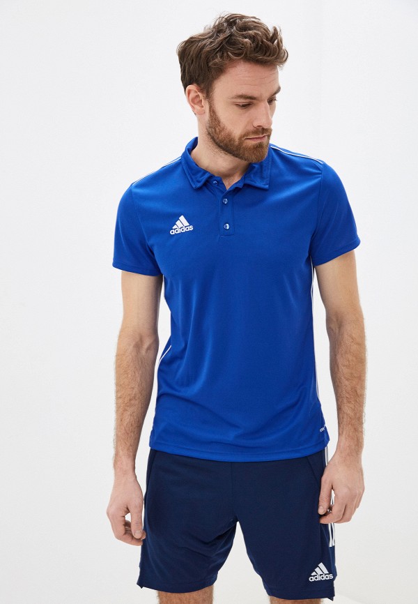 

Поло adidas, Синий, CORE18 POLO