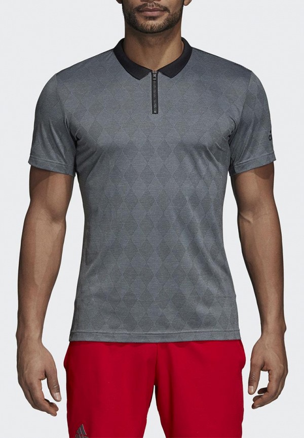 

Поло adidas, Серый