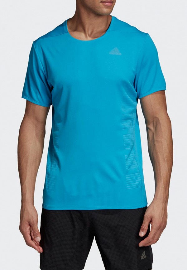 

Футболка спортивная adidas; adidas AD002EMEEHY0, Бирюзовый