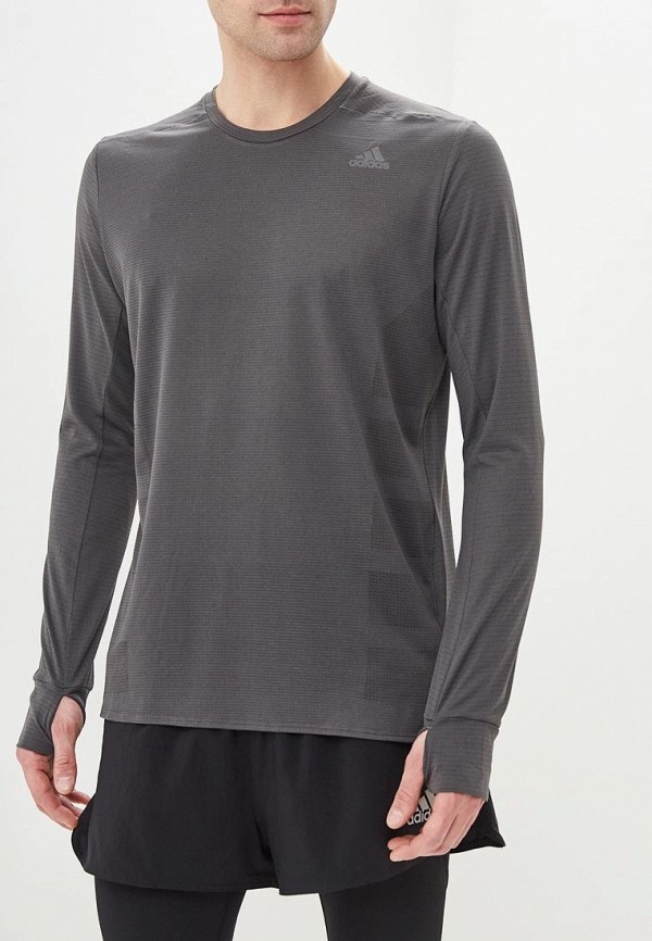 

Лонгслив спортивный adidas, Серый, adidas AD002EMEEHY1
