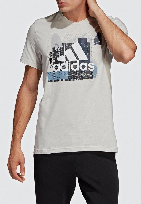 

Футболка adidas, Белый, adidas AD002EMEEIB6