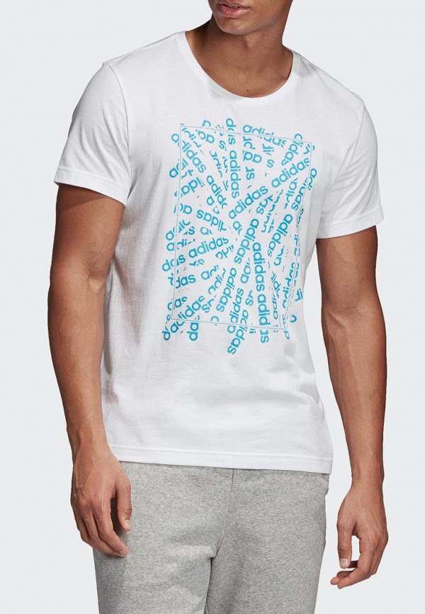 

Футболка adidas, Белый, E LIN SCATTER T