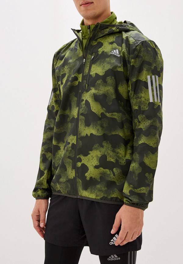 

Ветровка adidas, Зеленый, OWN THE RUN JKT