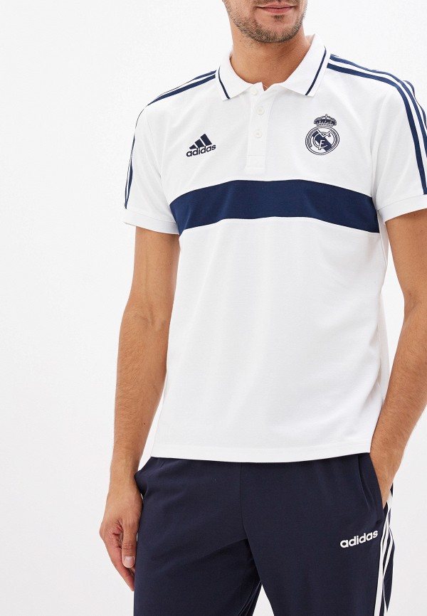 

Поло adidas, Белый, REAL POLO