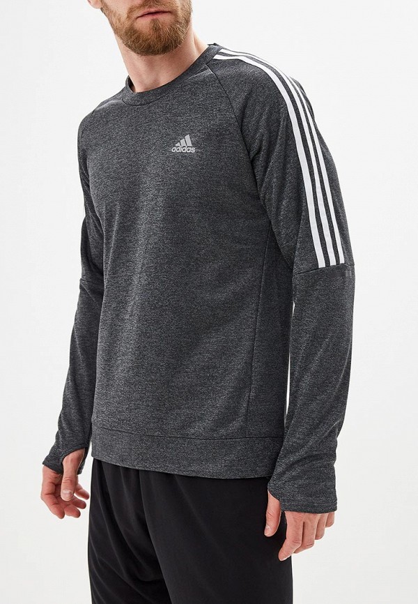 

Лонгслив спортивный adidas, Серый, adidas AD002EMFJZE2