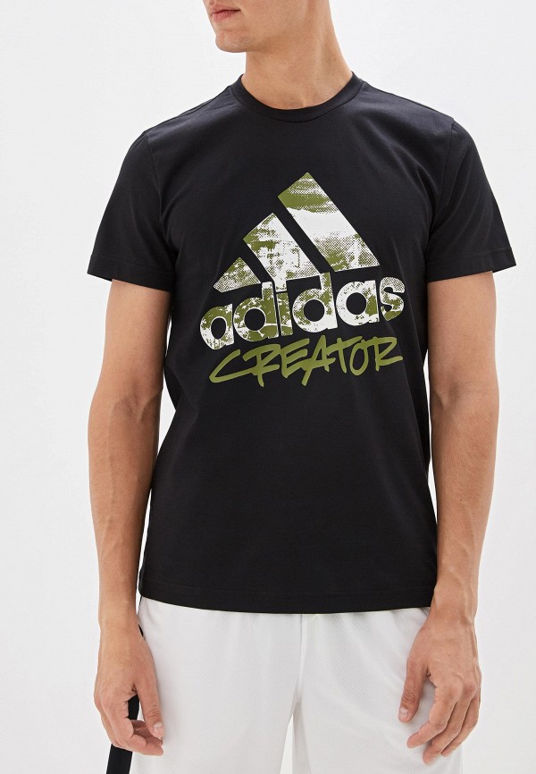 

Футболка спортивная adidas, Черный, NOT SAME LOGO