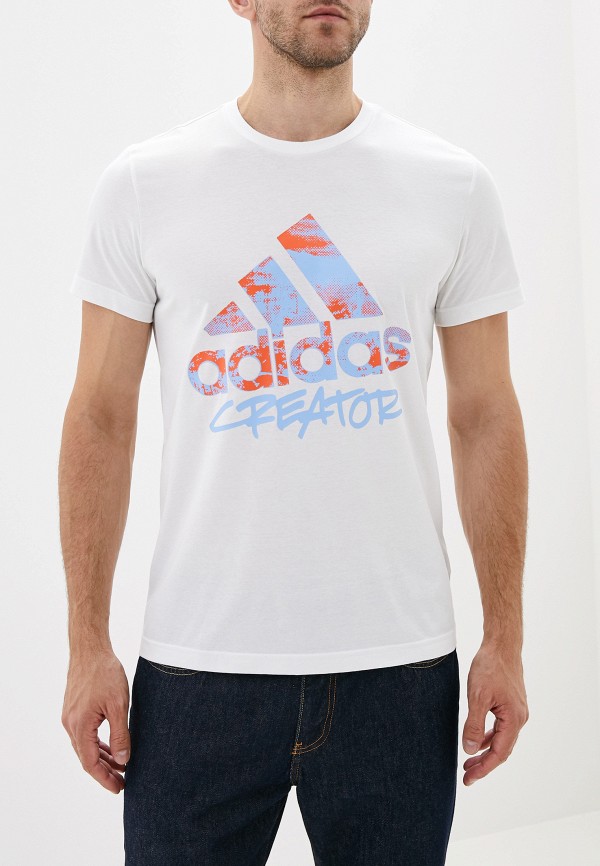 

Футболка спортивная adidas, Белый, NOT SAME LOGO