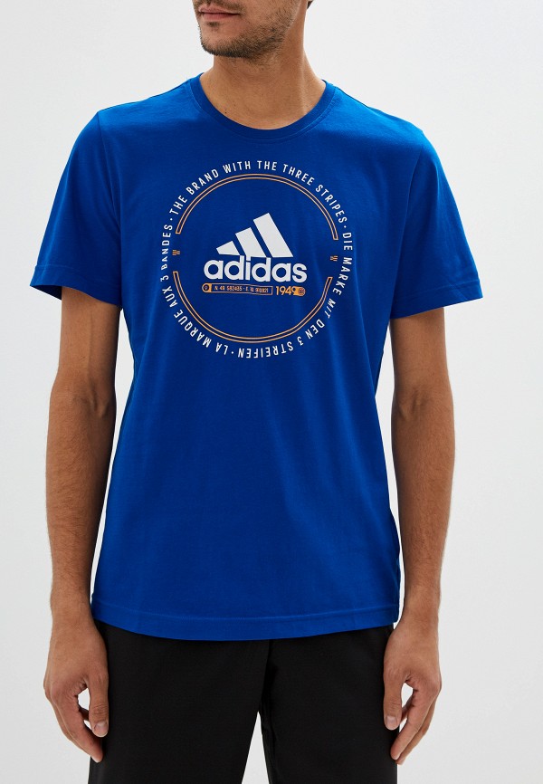 

Футболка adidas, Синий, MH EMBLEM TEE