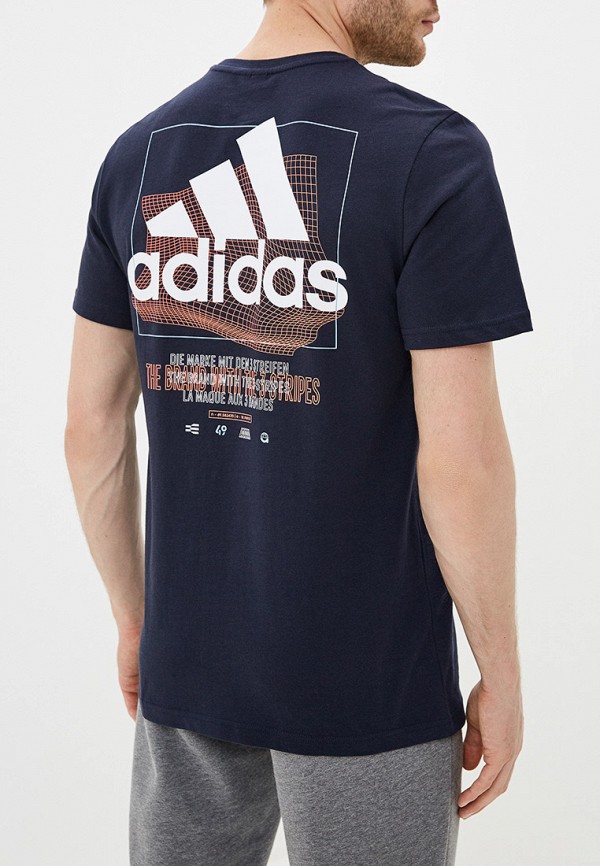 

Футболка adidas, adidas AD002EMFJZP6, Синий