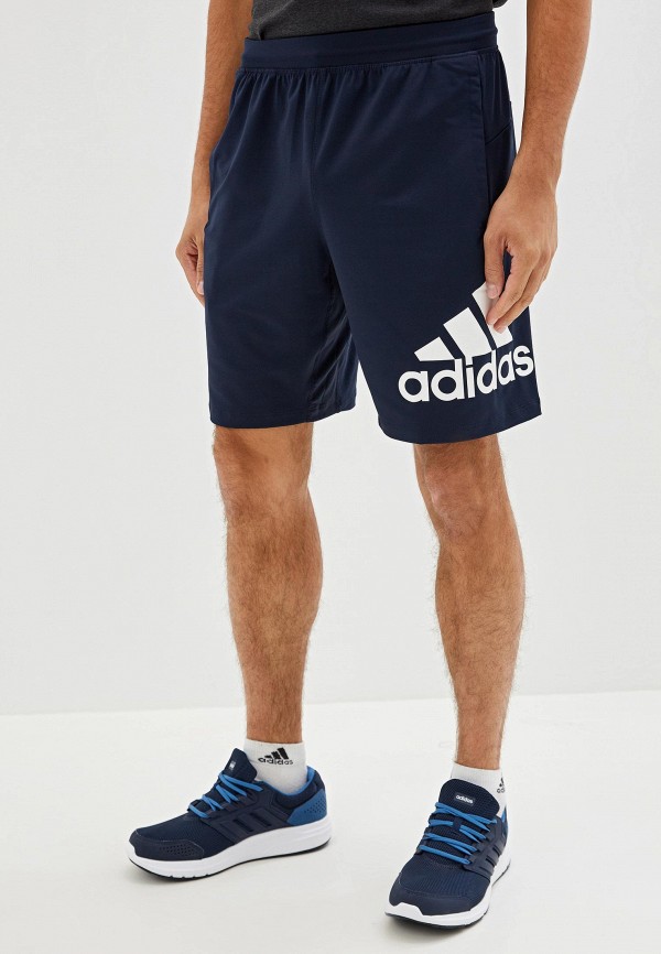 

Шорты спортивные adidas, Синий, adidas AD002EMFJZQ5