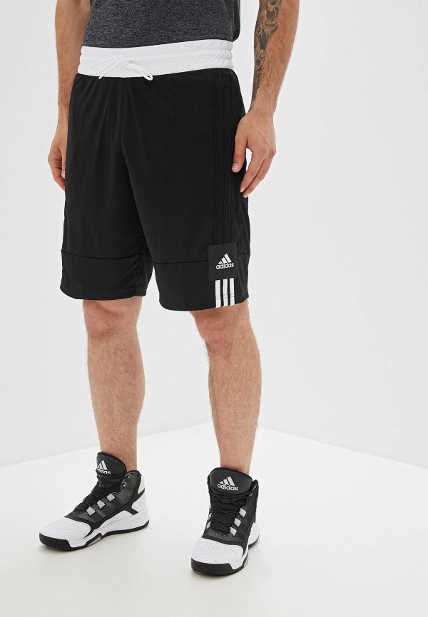 

Шорты спортивные adidas, adidas AD002EMFJZR9, Черный
