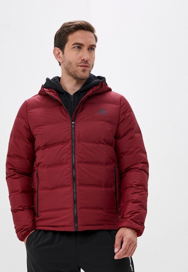 

Пуховик adidas, Бордовый, Helionic Ho Jkt