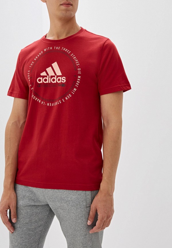

Футболка adidas, Красный, adidas AD002EMFKRX2