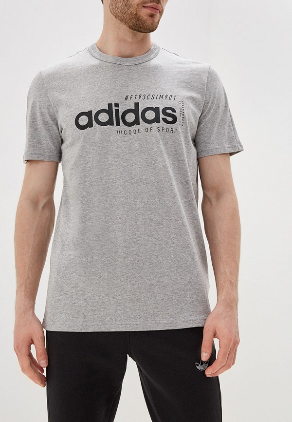 

Футболка спортивная adidas, Серый, M BB T