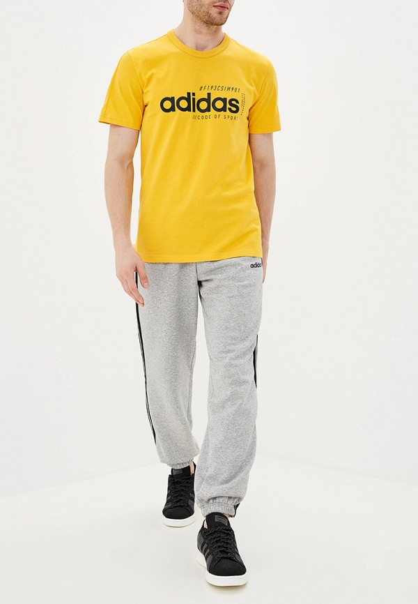 

Футболка adidas, adidas AD002EMFKRY7, Желтый