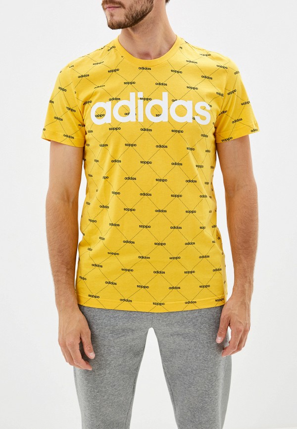 

Футболка adidas, adidas AD002EMFKRZ9, Желтый