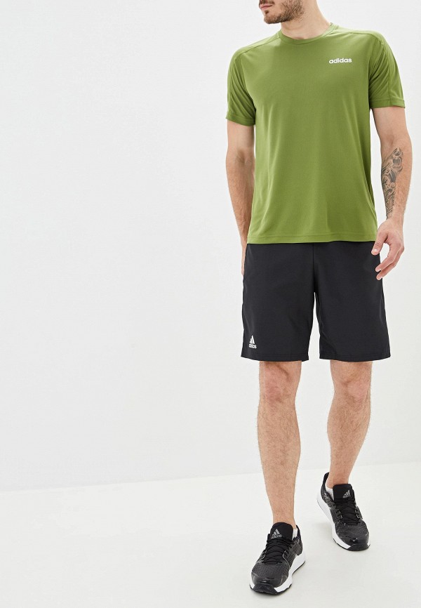 

Футболка спортивная adidas, Зеленый, D2M Tee