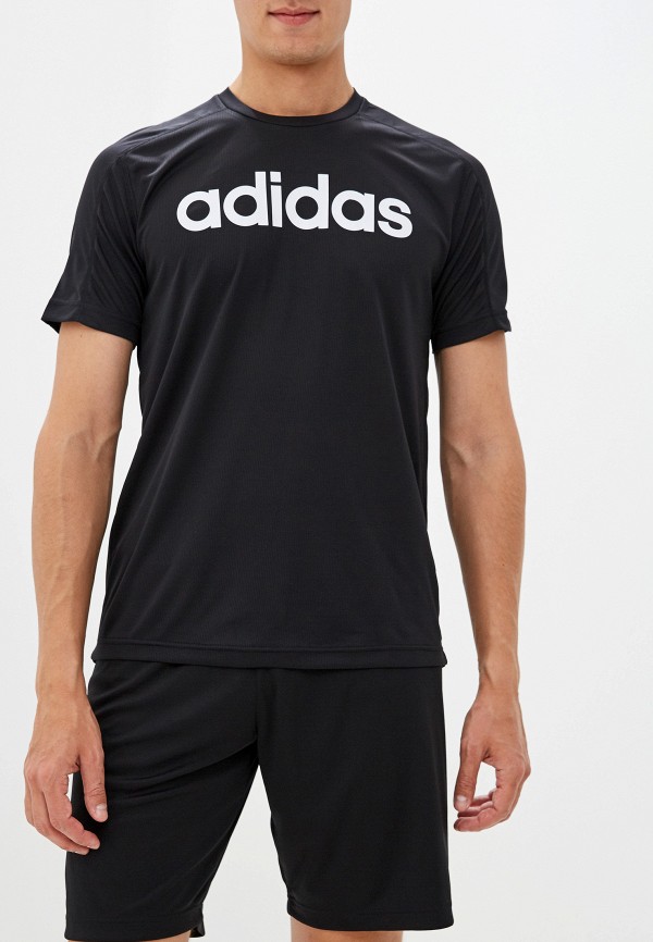 

Футболка спортивная adidas, Черный, D2M COOL Logo T