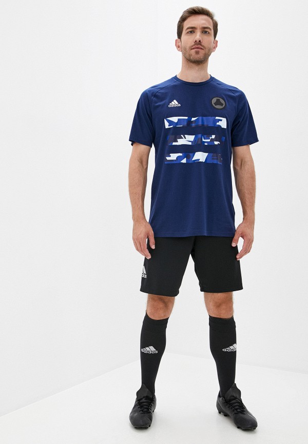 

Футболка adidas, Синий, adidas AD002EMHCR95