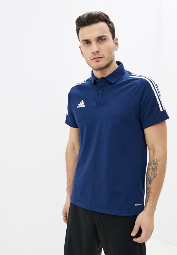 

Поло adidas, Синий, CON20 POLO