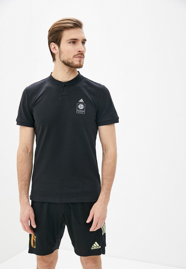 

Поло adidas, Черный, adidas AD002EMHLLH1