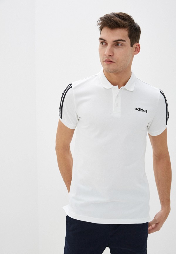

Поло adidas, Белый, adidas AD002EMHLLI1