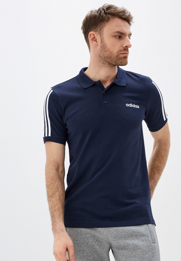 

Поло adidas, Синий, adidas AD002EMHLLI2
