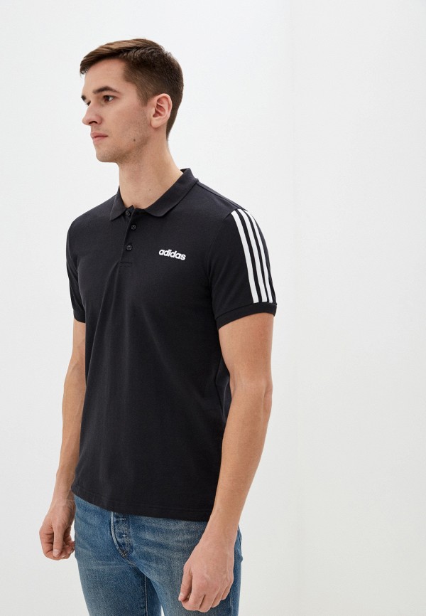 

Поло adidas, Черный, adidas AD002EMHLLI3