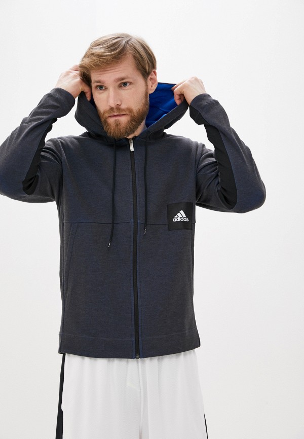 

Толстовка adidas, Синий, adidas AD002EMHLMQ6
