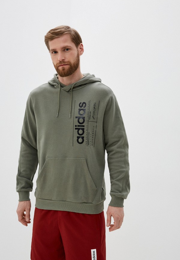 

Худи adidas, Хаки, adidas AD002EMHLNE6