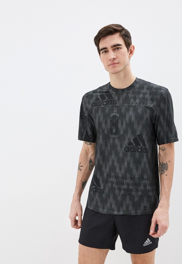 

Футболка спортивная adidas, Серый, adidas AD002EMHLNO0