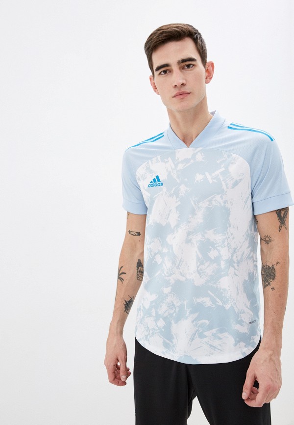 

Футболка спортивная adidas, Голубой, CON20 JSY PB
