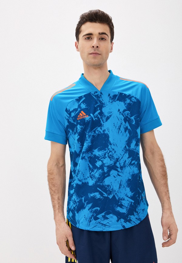 

Футболка спортивная adidas, Голубой, CON20 JSY PB