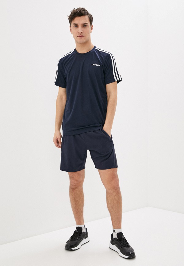 

Футболка спортивная adidas, Синий, M D2M CA 3S TEE