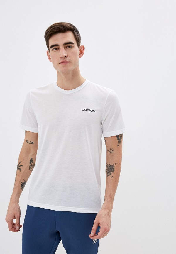 

Футболка adidas, Белый, M D2M CLA SFT T