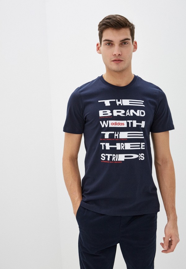 

Футболка adidas, Синий, adidas AD002EMHLOH2