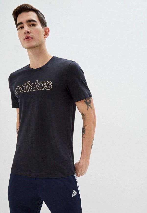 

Футболка adidas, Синий, adidas AD002EMHLOH7