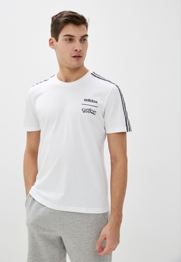

Футболка adidas, Белый, M PKMN TRNR T