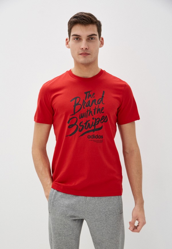 

Футболка adidas, Красный, adidas AD002EMHLOU2
